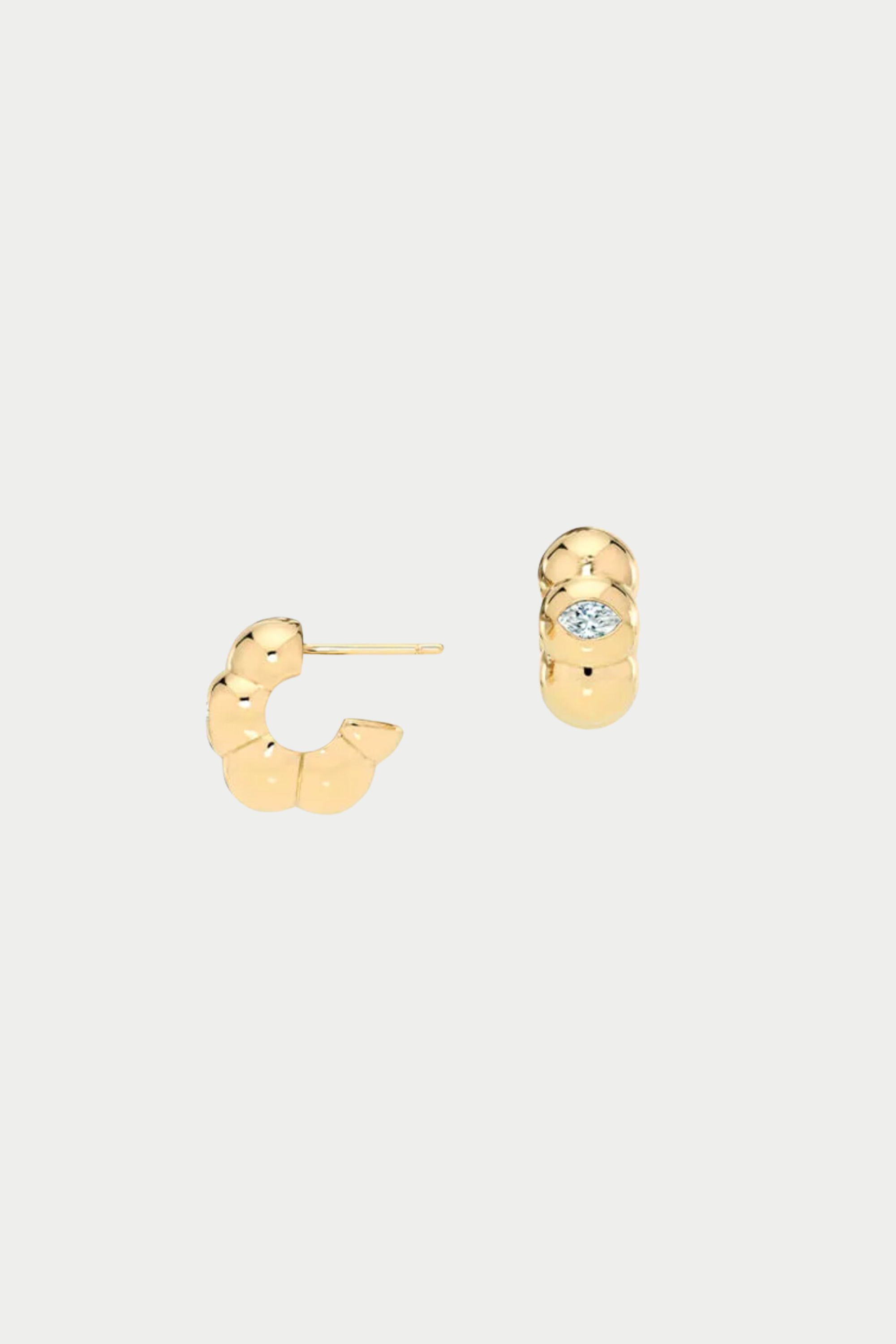 SAUER - Cipó Earrings, Yellow Gold