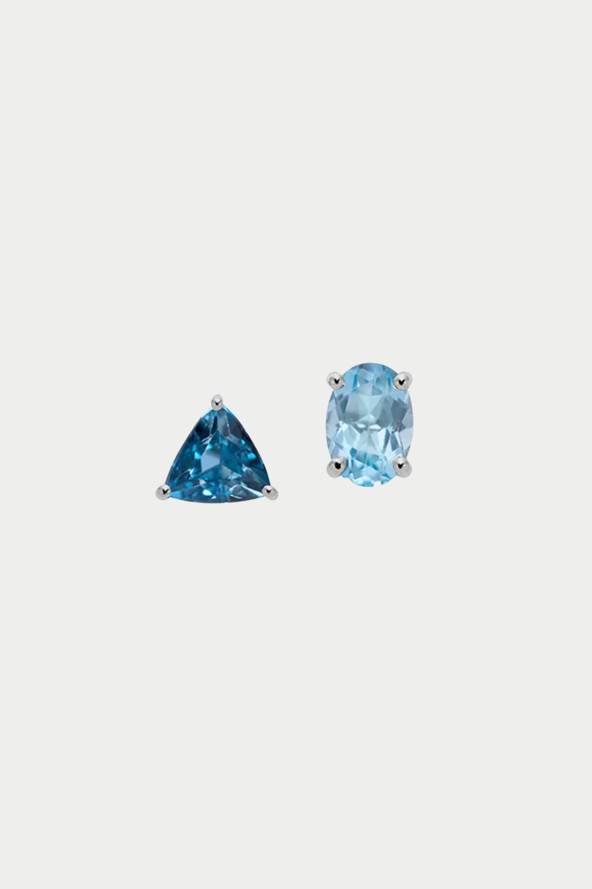 SAUER - Love Wins Stud, Sky Blue Topaz & London Blue Topaz
