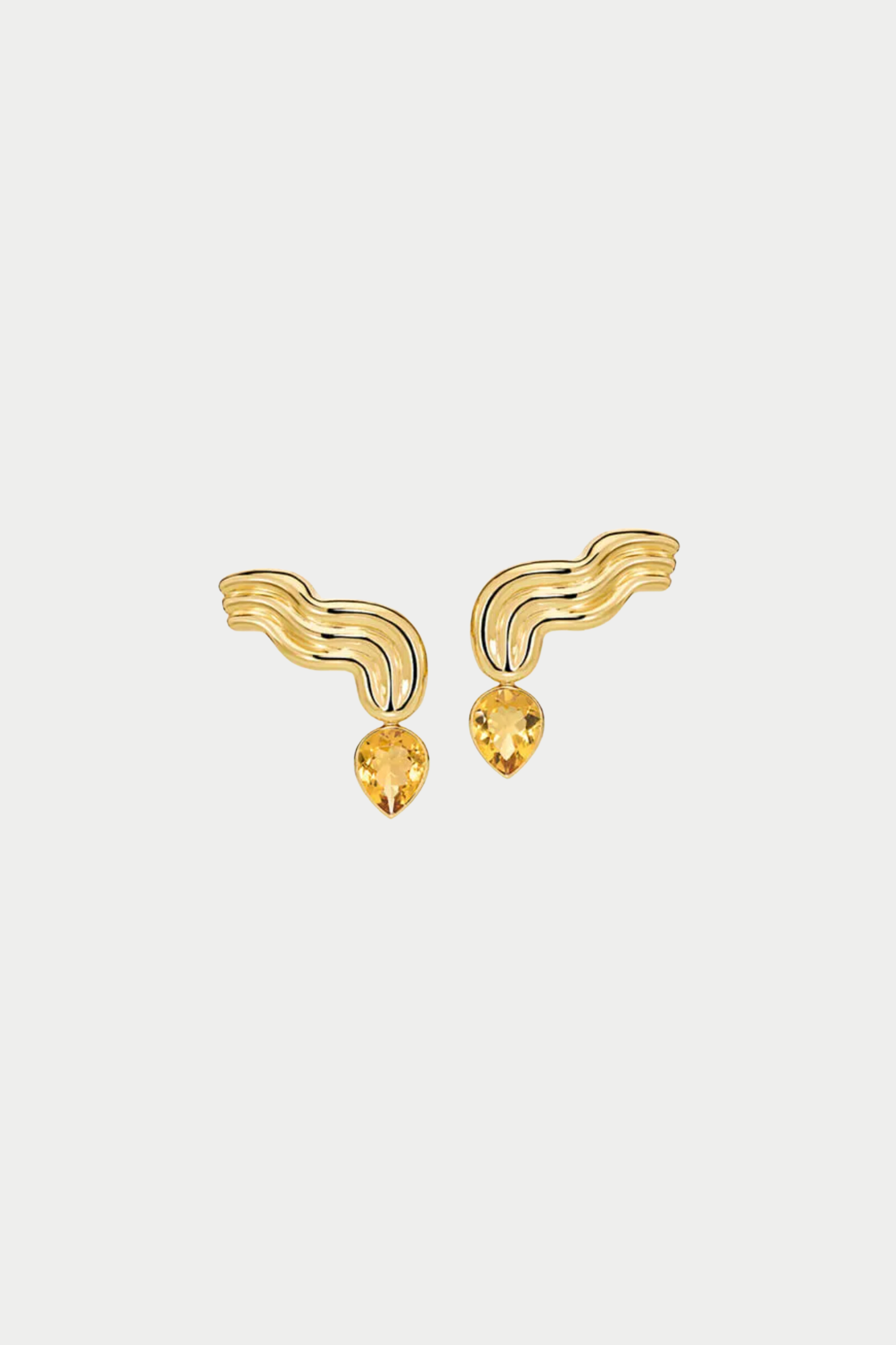 SAUER - Figura Só Earrings, Citrine