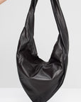 Scarf Bag - Small, Back & Dark Chocolate