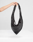 Scarf Bag - Small, Back & Dark Chocolate