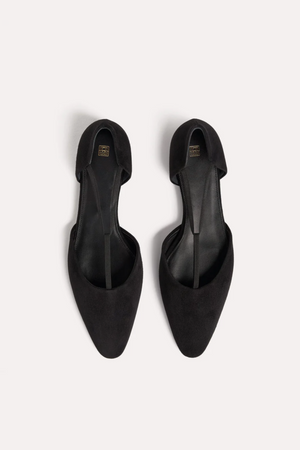 T-Strap Flat, Black