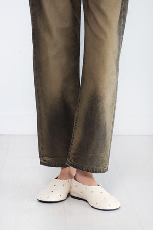 proenza schouler - Studded Glove Slippers, Natural