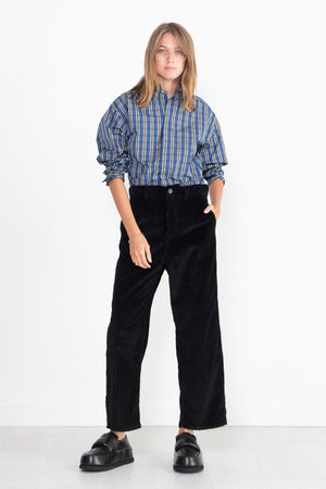 Sofie D'Hoore - Blizzard Poke - Taffeta Check Shirt, Blue
