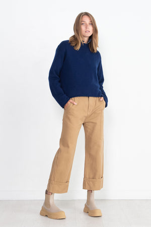 Sofie D'Hoore - Praga Cork - Cotton Gabardine Pants, Cardboard