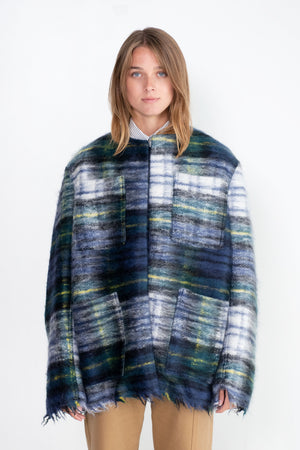 Sofie D'Hoore - Croft Womo - Mohair Jacket, Green Tartan