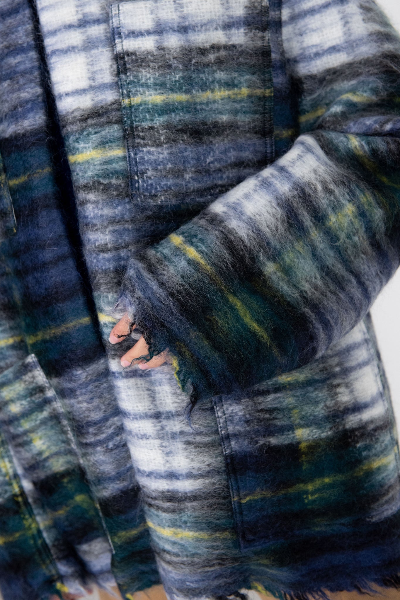 Sofie D'Hoore - Croft Womo - Mohair Jacket, Green Tartan