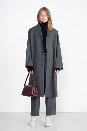 Sofie D'Hoore - Clarence Wnel - Light Wool Coat, Mid Grey Melange