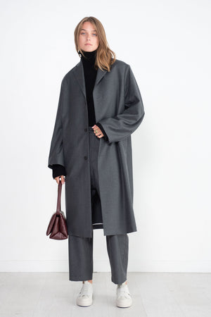 Sofie D'Hoore - Clarence Wnel - Light Wool Coat, Mid Grey Melange