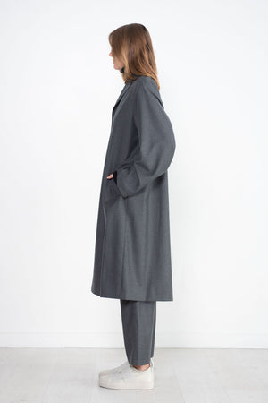 Sofie D'Hoore - Clarence Wnel - Light Wool Coat, Mid Grey Melange