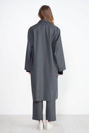 Sofie D'Hoore - Clarence Wnel - Light Wool Coat, Mid Grey Melange