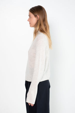 Sofie D'Hoore - Mira Super Light Turtleneck, Snow Melange