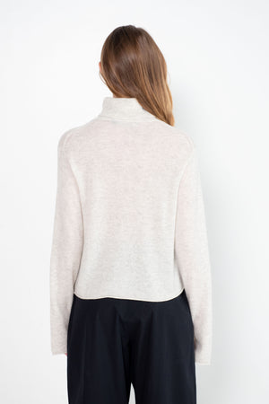 Sofie D'Hoore - Mira Super Light Turtleneck, Snow Melange