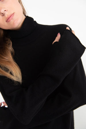 Sofie D'Hoore - Mira Super Light Turtleneck, Black