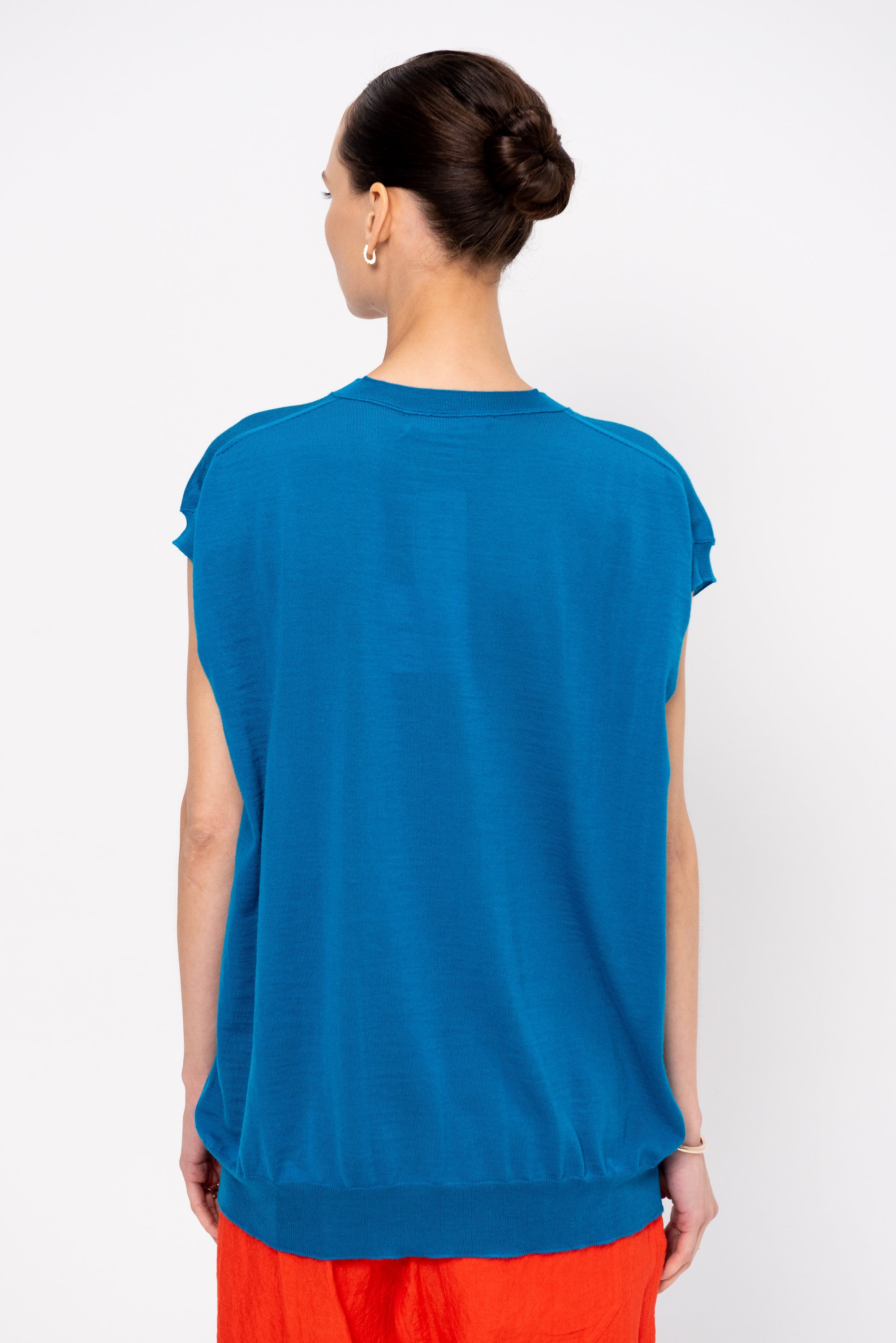 Munich YFROI - Short Sleeve Knit Top, Seaweed
