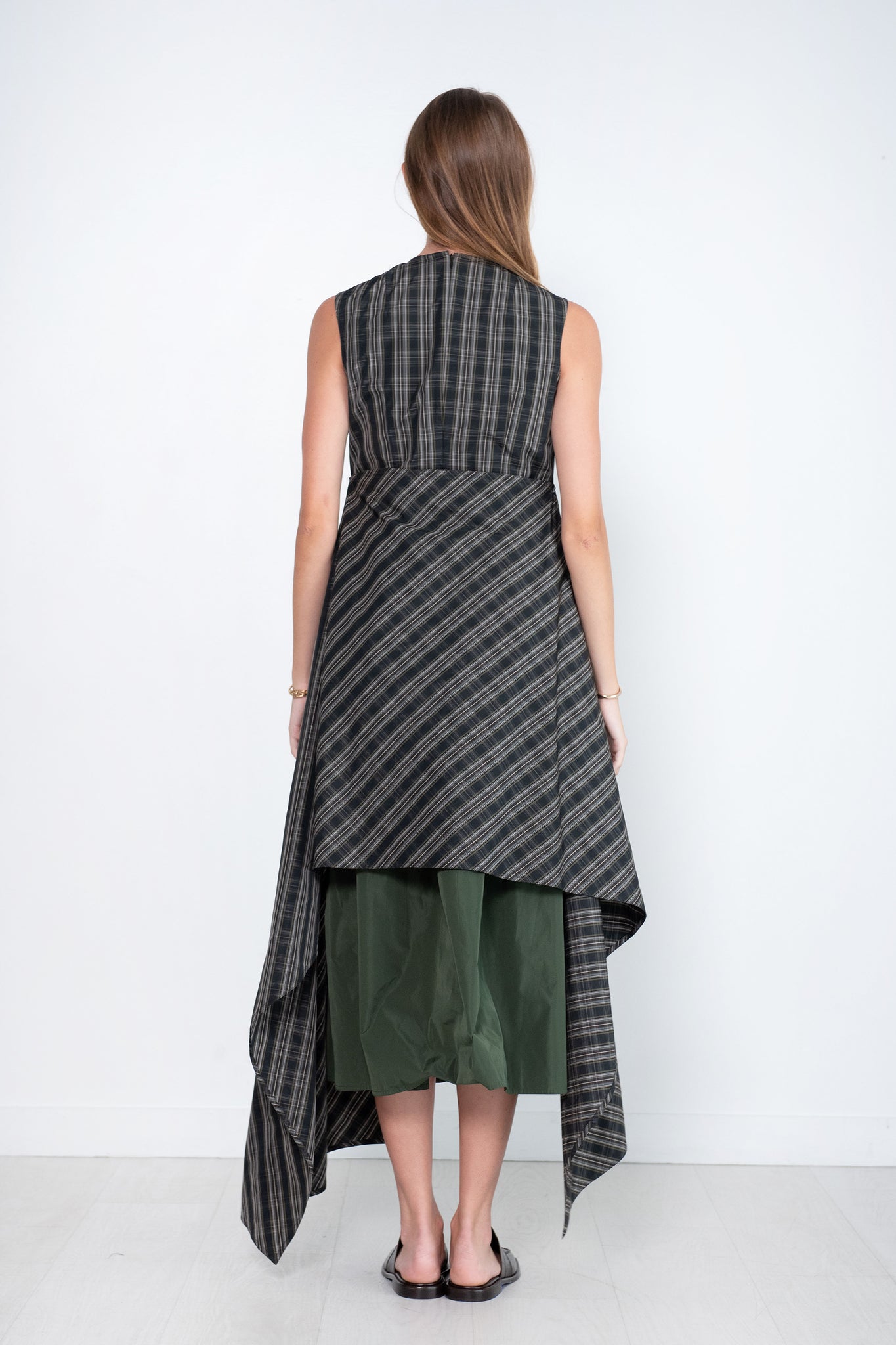 Sofie D'Hoore - Babbs Taffeta Check Top, Black