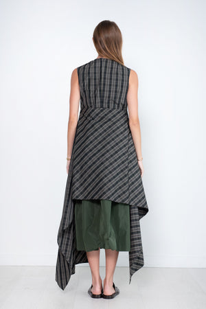 Sofie D'Hoore - Babbs Taffeta Check Top, Black