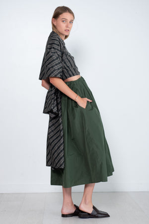 Sofie D'Hoore - Babbs Taffeta Check Top, Black