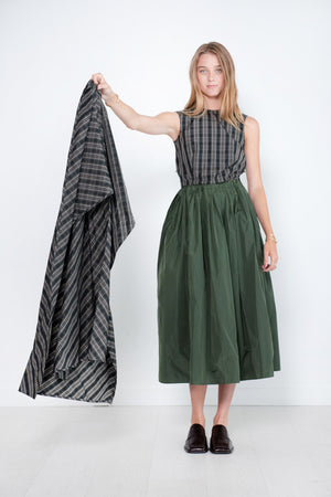Sofie D'Hoore - Babbs Taffeta Check Top, Black