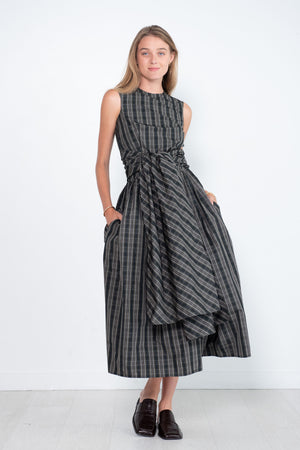 Sofie D'Hoore - Babbs Taffeta Check Top, Black