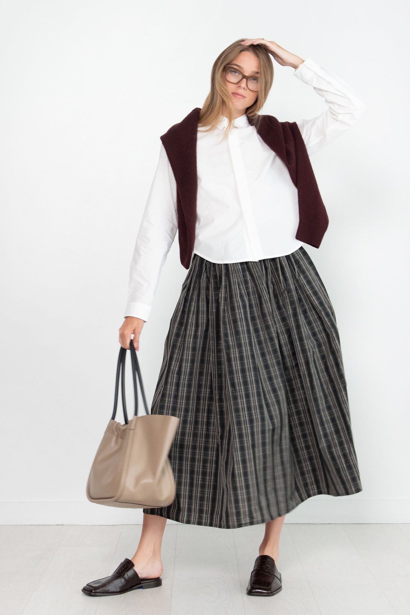 Sofie D'Hoore - Brad Cotton Poplin Shirt, White