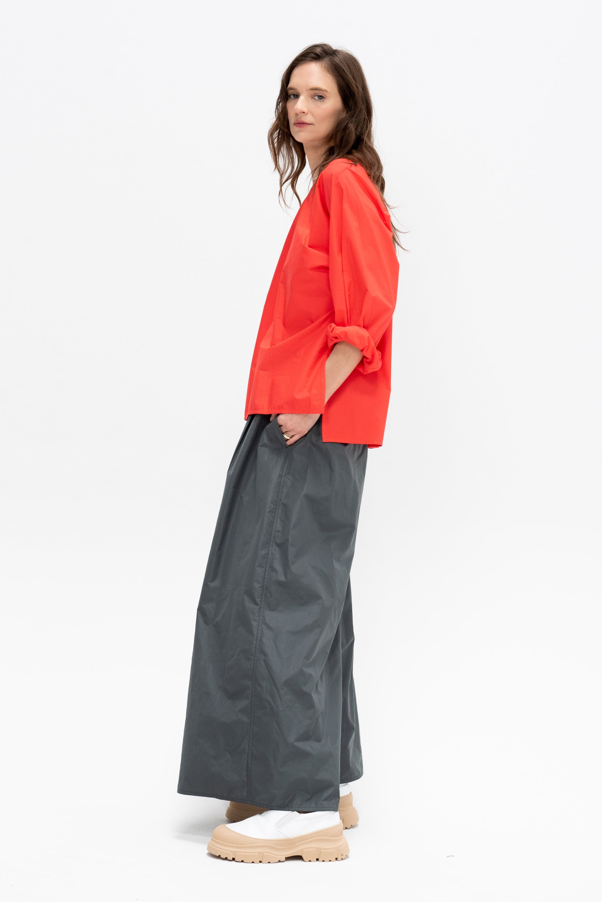 Cotton Shirt, Poppy