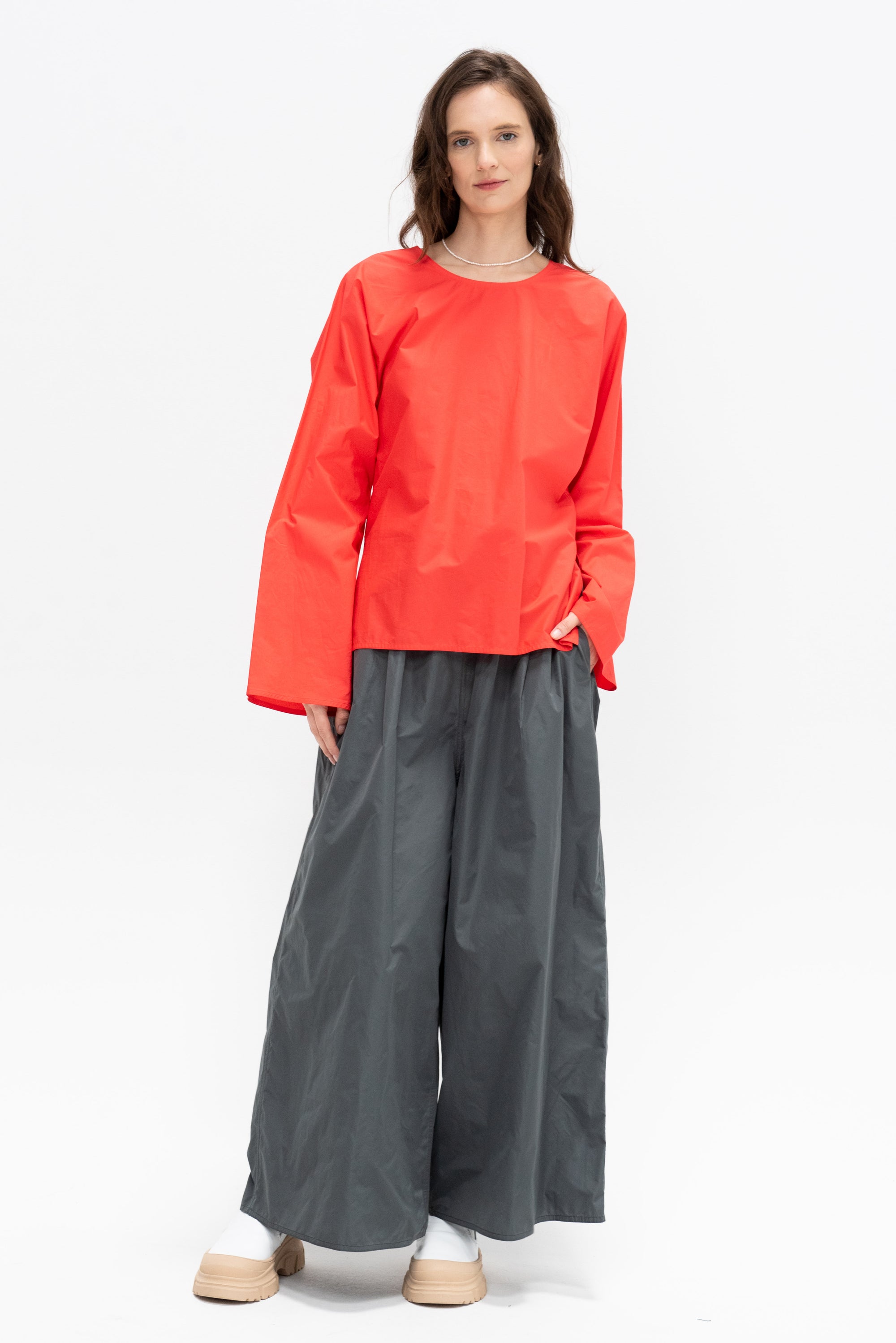 Cotton Shirt, Poppy