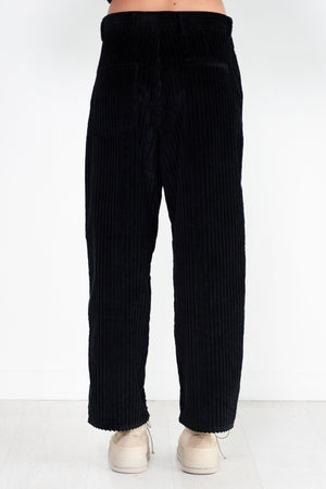 Sofie D'Hoore - Pellet Curl - Large Ribbed Corduroy Pants, Black