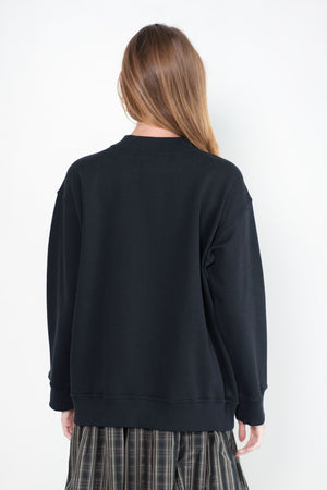 Sofie D'Hoore - Taste Cotton Fleece Sweatshirt, Black