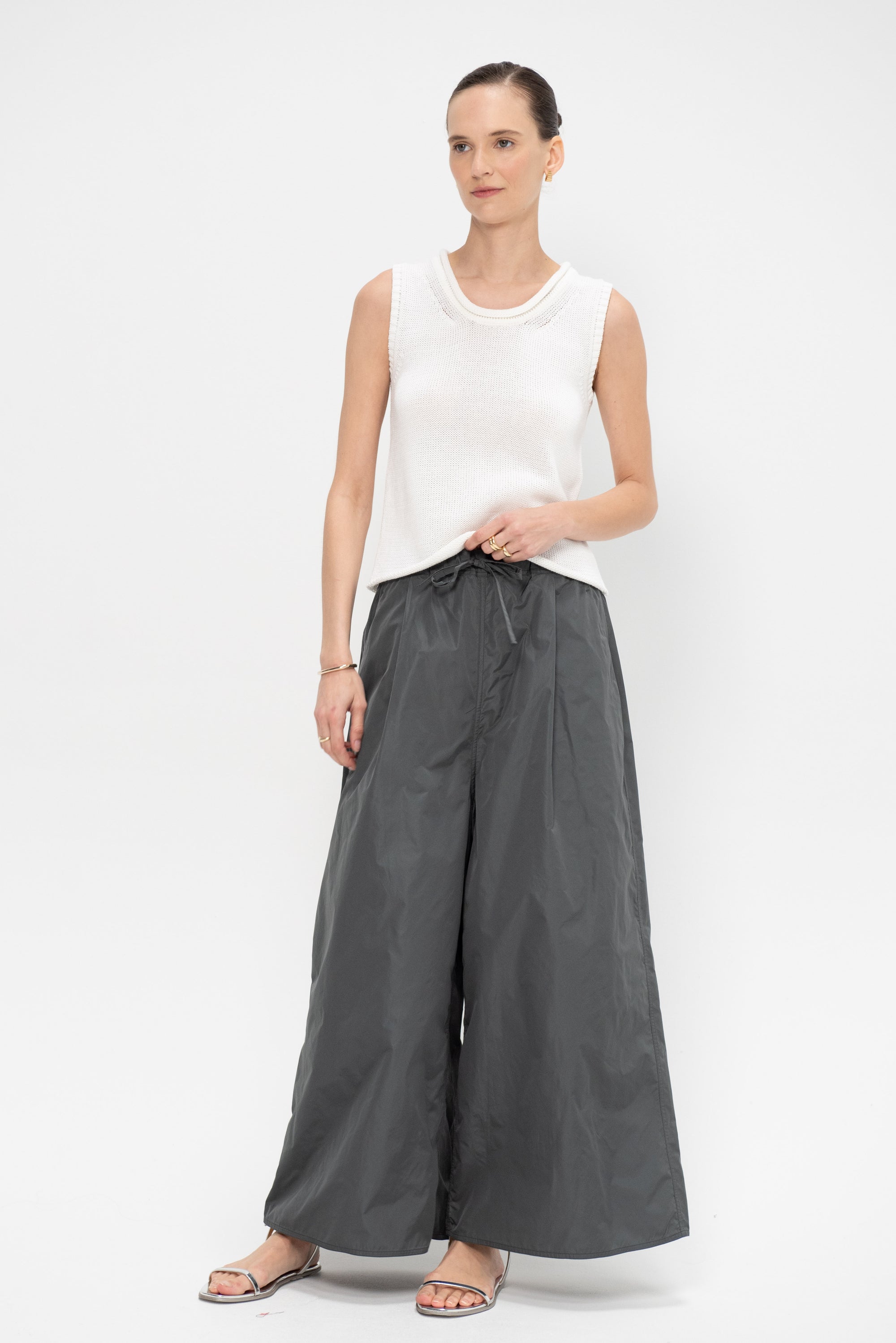 Palau Pota - Taffeta Pants, Iron