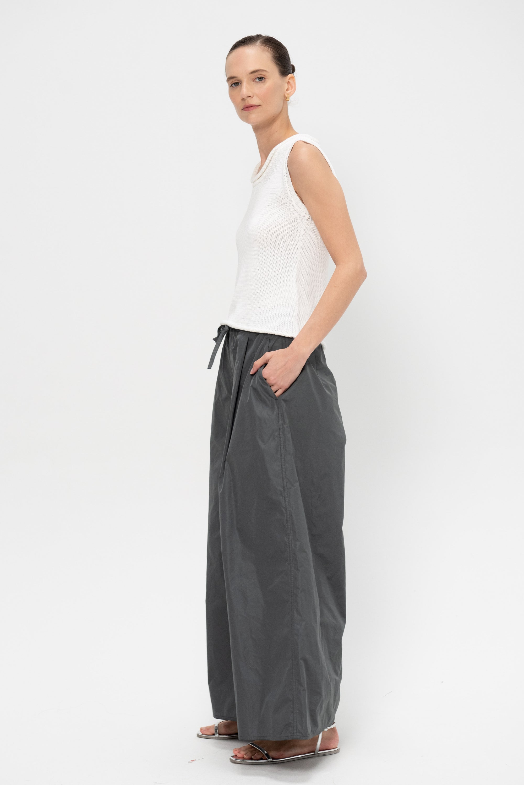 Palau Pota - Taffeta Pants, Iron