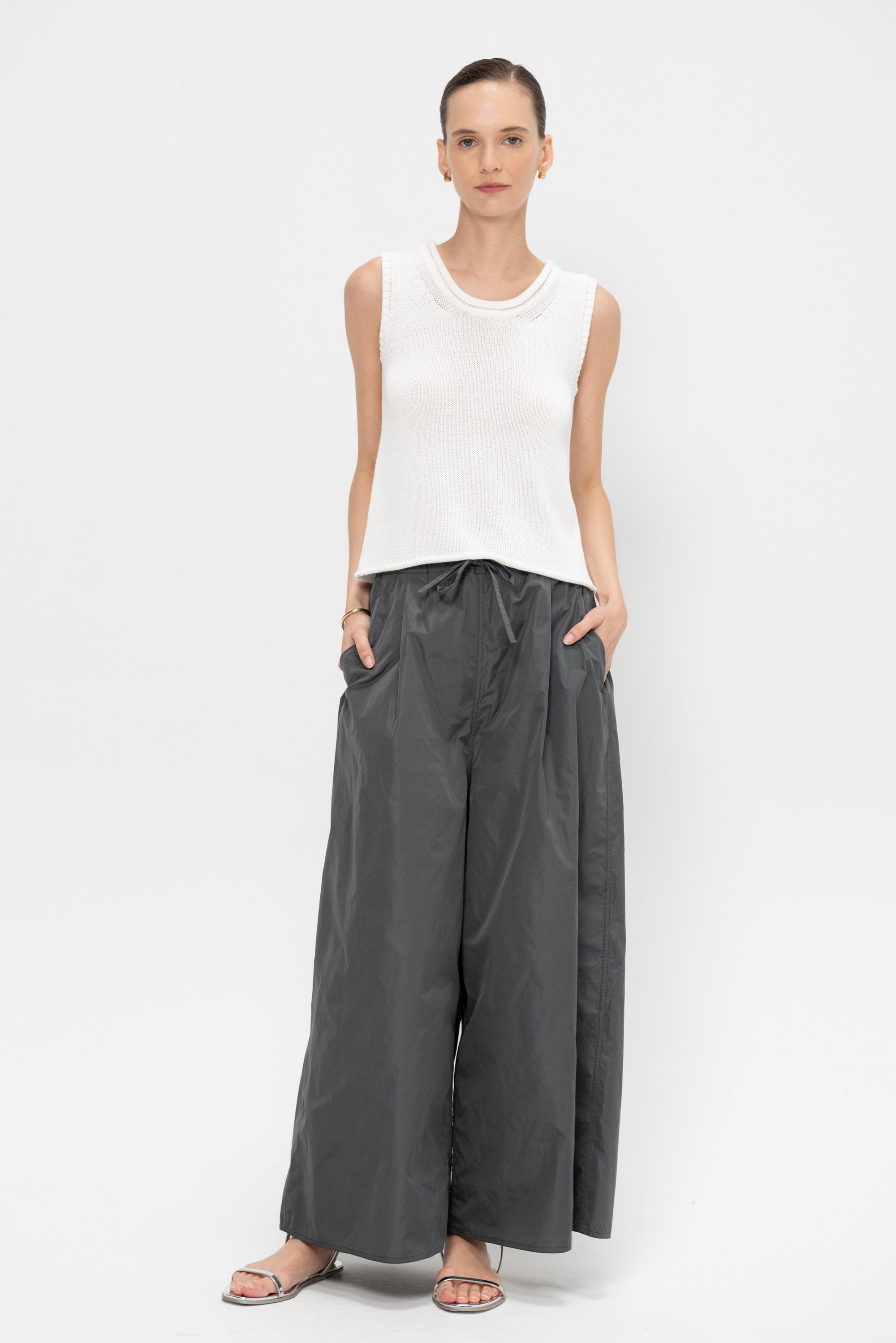 Palau Pota - Taffeta Pants, Iron