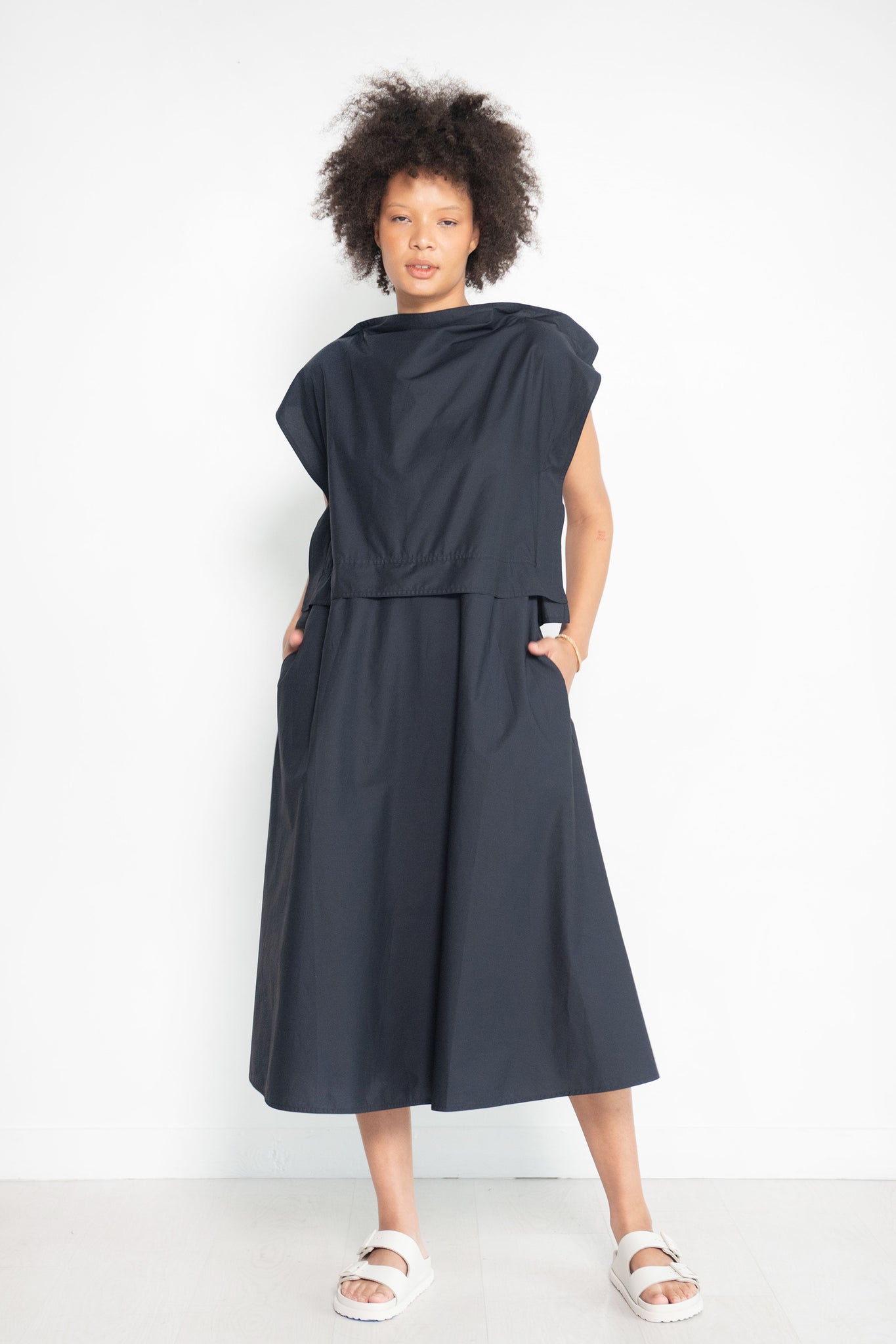 Sofie D'Hoore - Daria Cotton Poplin Dress, Black