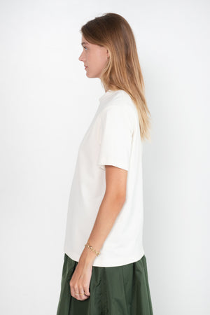Sofie D'Hoore - Tag Fine Cotton T Shirt, Ecru