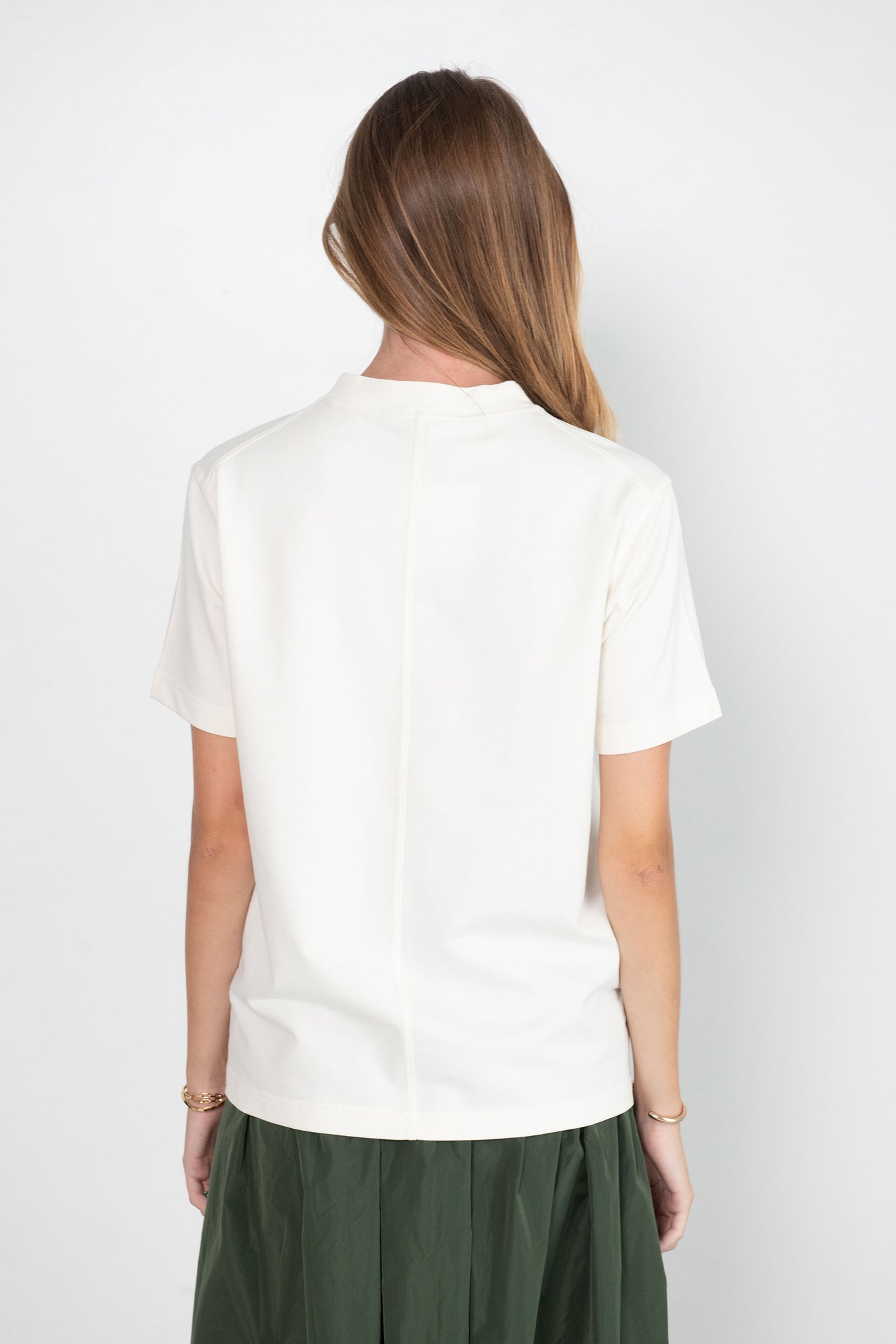 Sofie D'Hoore - Tag Fine Cotton T Shirt, Ecru