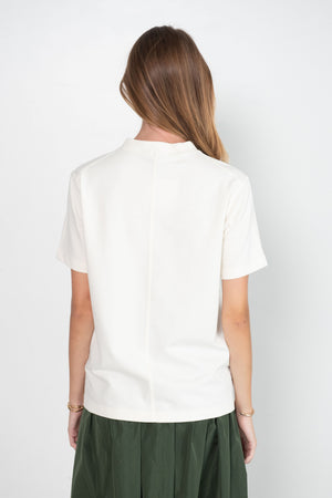 Sofie D'Hoore - Tag Fine Cotton T Shirt, Ecru
