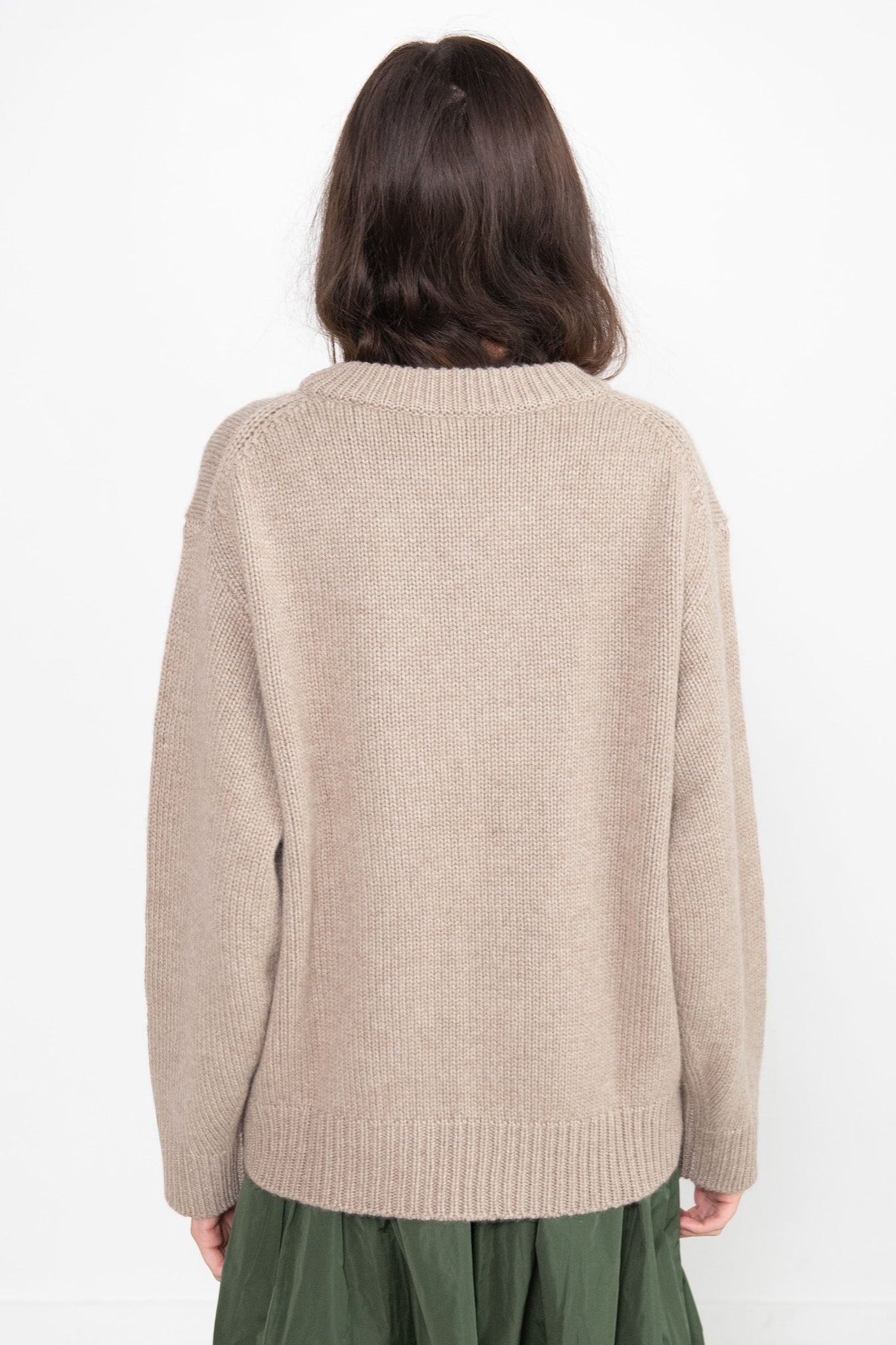 Sofie D'Hoore - Marble 6ply Cash Sweater, Taupe