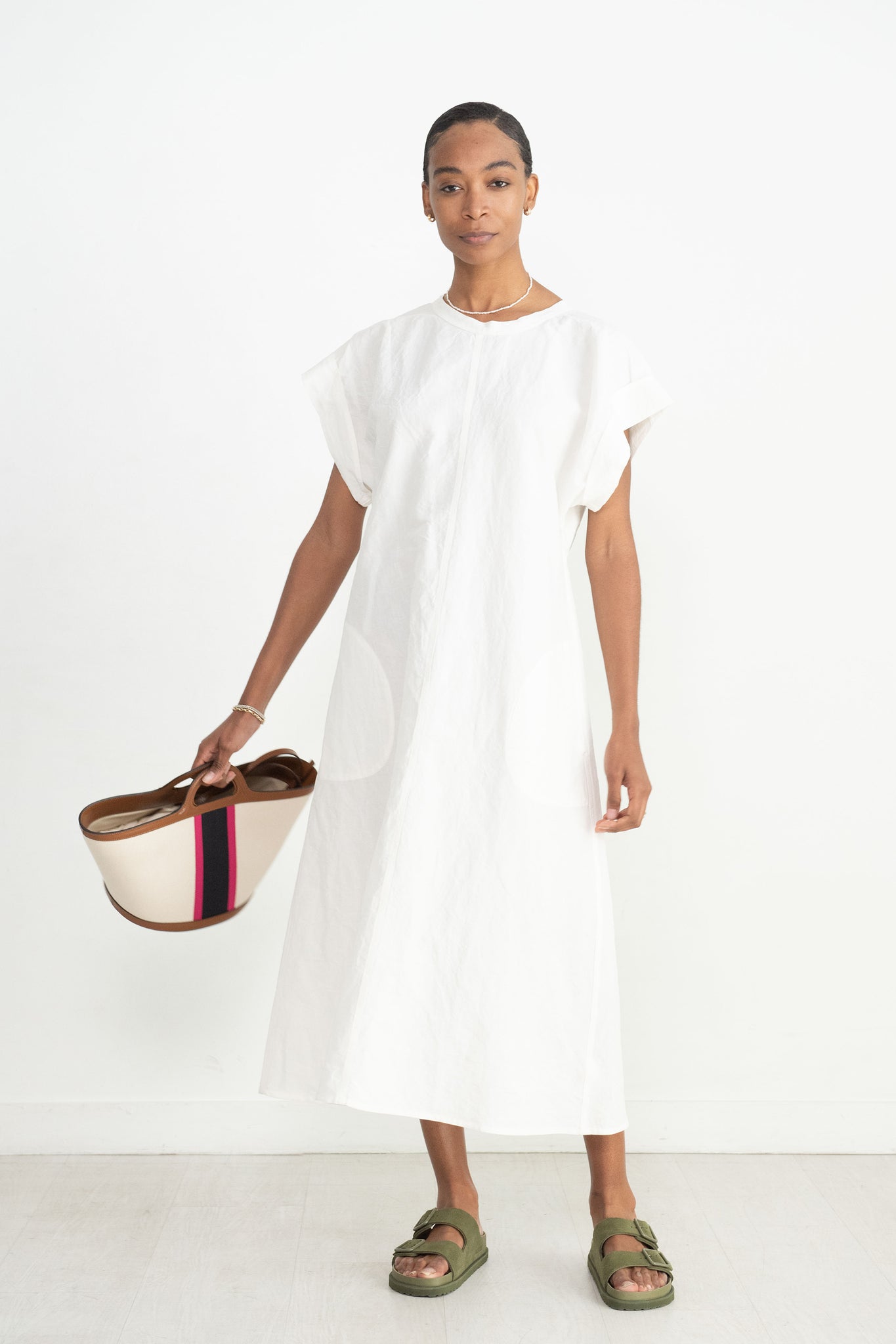 Sofie D'Hoore - Ducie Lic Linen Cotton Dress, Milk