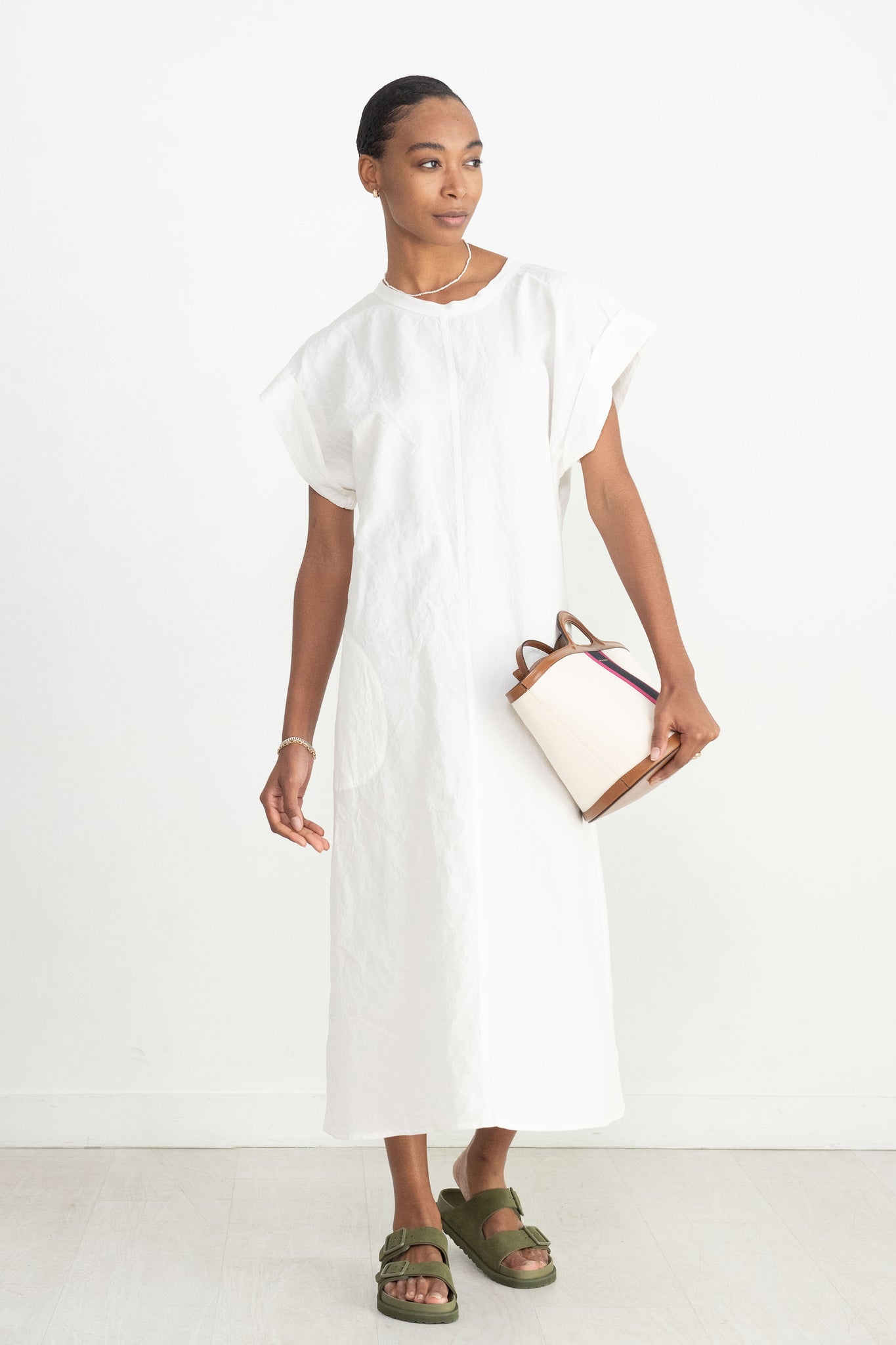 Sofie D'Hoore - Ducie Lic Linen Cotton Dress, Milk