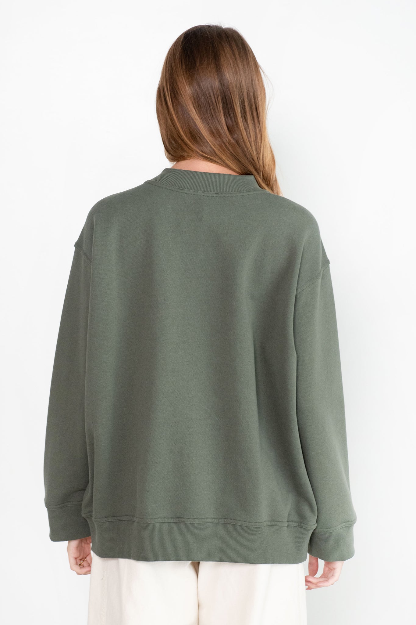 Sofie D'Hoore - Taste Cotton Fleece Sweatshirt, Khaki
