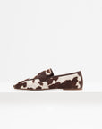 Cow Print Loafer, Brown