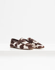 Cow Print Loafer, Brown
