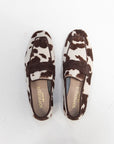 Cow Print Loafer, Brown