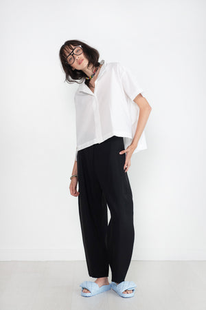 Studio Nicholson - Awe Tailored Curve Leg Pant, Black