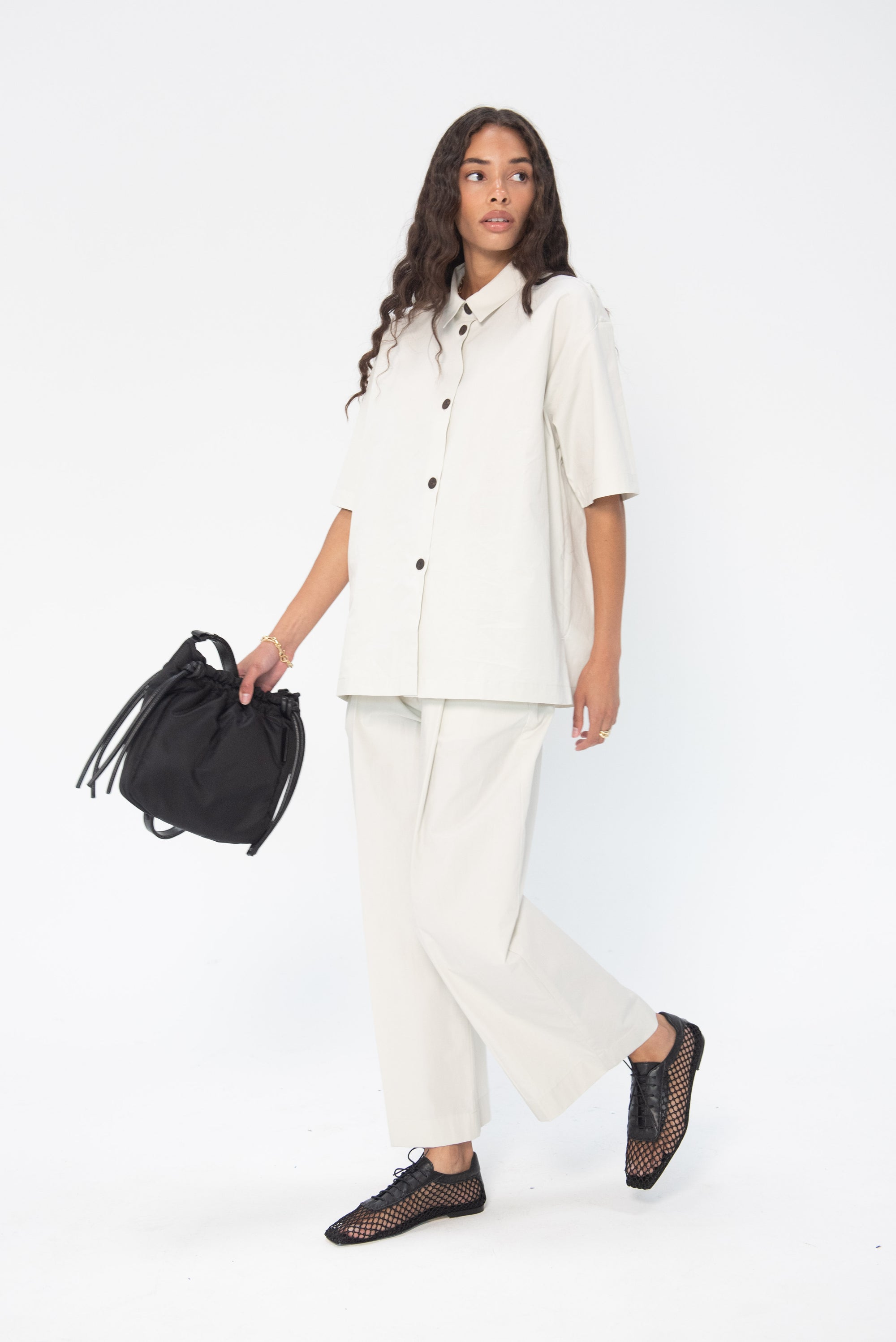 Studio Nicholson Dordoni Volume Pleats Pants, Ice – Kick Pleat