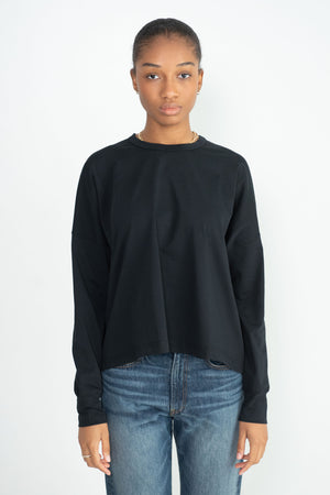 Studio Nicholson - Loop Long Sleeve T-Shirt, Black