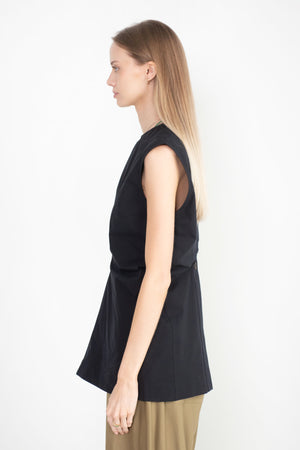 Studio Nicholson - Garda Drape Top, Darkest Navy