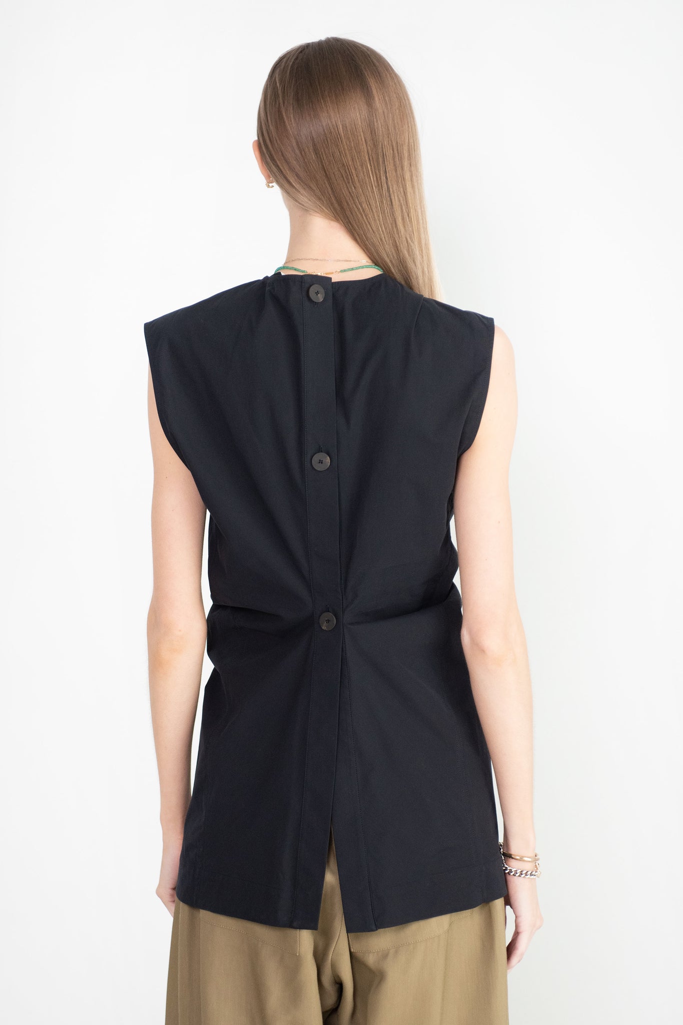Studio Nicholson - Garda Drape Top, Darkest Navy