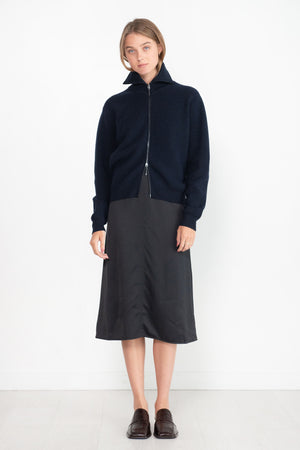 Studio Nicholson - Nestos Cardigan, Dark Navy Melange