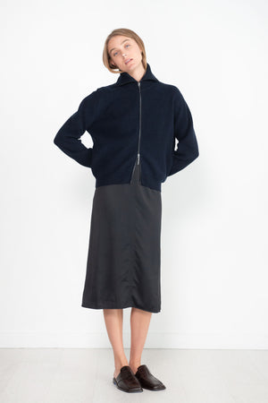 Studio Nicholson - Nestos Cardigan, Dark Navy Melange